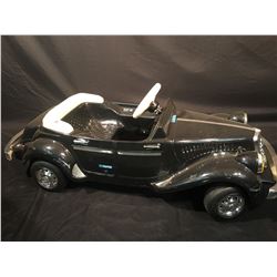 BLACK TOYS TOYS PLASTIC PEDAL CAR - MADE IN ITALY