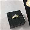 Image 2 : 2 PIECES TOTAL, 1 - LADIES CUSTOM MADE 18KT YELLOW GOLD & WHITE GOLD DIAMOND SET DRESS RING.