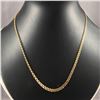 Image 2 : 3 PIECES TOTAL, 1 - 18KT YELLOW GOLD GARIBALDI LINK CHAIN WEIGHT 8.0GRAMS, CHAIN 45.50CM LONG,