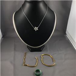 3 PIECES TOTAL. 1 - TWO 22KT YELLOW GOLD BROJEN AND BENT BANGLES, SCRAP VALUE $775.00