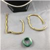 Image 3 : 3 PIECES TOTAL. 1 - TWO 22KT YELLOW GOLD BROJEN AND BENT BANGLES, SCRAP VALUE $775.00