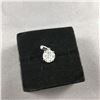 Image 2 : 1 PIECE TTL. 1 - 18KT WHITE GOLD DIAMOND SET PENDANT, 4 MARQUISE SHAPED BRILLIANT CUT DIAMONDS, TTL