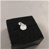 Image 3 : 1 PIECE TTL. 1 - 18KT WHITE GOLD DIAMOND SET PENDANT, 4 MARQUISE SHAPED BRILLIANT CUT DIAMONDS, TTL