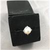 Image 1 : 1 PIECE TTL. 1 - LADIES 18KT WHITE GOLD ROUND WHITE AKOYA CULTURED PEARL & DIAMOND SET DRESS RING,