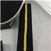 Image 4 : ONE 22-24KT YELLOW GOLD FLEXIBLE LINK BRACELET 18.50CM LONG.  REPLACEMENT VALUE: $ 2200.00 ONE