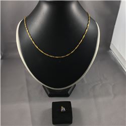 ONE 18KT YELLOW GOLD NATURAL GREY STAR SAPPHIRE PENDANT IN A CLASSIC FOUR CLAW SOLITAIRE DESIGN