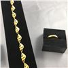 Image 3 : ONE 22-24KT YELLOW GOLD LINK STYLE BRACELET 18CM. REPLACEMENT VALUE: $1450.00. ONE 22KT YELLOW