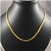 Image 2 : 5 PIECES TTL.1-ONE 22-24KT YELLOW GOLD LINK STYLE NECKLACE, WEIGHS 13.80 GRAMS, APPROX. 43 CM. LONG,