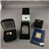 Image 1 : 5 ITEMS TTL. 1-ONE 10KT YELLOW GOLD GENTS NATURAL EMERALD DRESS RING, CONTEMPORARY SOLITAIRE DESIGN,