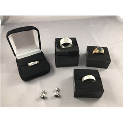 10KT YELLOW GOLD NATURAL BLOODSTONE (JASPER) GENTS DRESS RING MARKED 10K BIRKS. WEIGHT OF RING IS