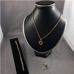 ONE 22-24KT YELLOW GOLD BRIGHT CUT LEAF DESIGN LINK CHAIN 45 CM LONG. MARKED 999.9 REPLACEMENT