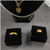 Image 3 : ONE 22-24KT YELLOW GOLD CHAIN 50CM LONG REPLACEMENT VALUE: $2500.00. ONE 22-24KT YELLOW GOLD HEART