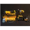 Image 1 : DEWALT 20 VOLT CORDLESS GRINDER, CORDLESS DRILL & CORDED GRINDER WITH BATTERIES & CHARGERS