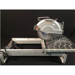 RIDGID 10 INCH WET TILE SAW WITH LASER