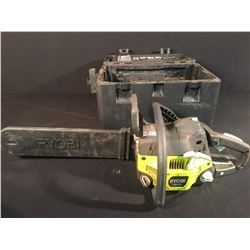 RYOBI C4618 GAS CHAINSAW IN CASE