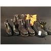 Image 1 : LOT OF ASSORTED STEEL TOE SAFETY BOOTS - SIZE 8, 11 & 12