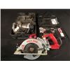 SKILSAW 15 AMP CIRCULAR SAW, PORTER CABLE ROUTER & PORTER CABLE FINISH NAILER