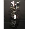 Image 1 : PING GOLF BAG WITH LH CLUBS: TAYLOR MADE R15 DRIVER, BURNER 1, 3, RESCUE & 4-9 IRONS, A/P,
