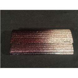 JIMMY CHOO SWEETIE BLACK/CHAMPAGNE GLITTER ACRYLIC CLUTCH