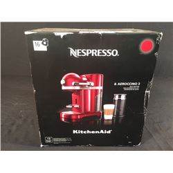 KITCHENAID NESPRESSO COFFEE MAKER & AEROCCINO 3 MILK FROTHER