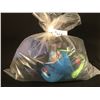 Image 1 : BAG OF ASSORTED MENS CLOTHING: ACTIVEWEAR, HATS, BACKPACK & JACKETS