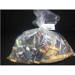 BAG OF ASSORTED WIRELESS/CORDED HEADPHONES