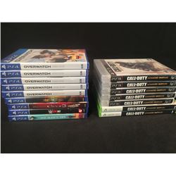 BAG OF ASSORTED PLAYSTATION 4, PLAYSTATION 3 & XBOX GAMES
