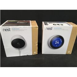 NEST LEARNING THERMOSTAT & NEST OUTDOOR SECURITY CAMERA