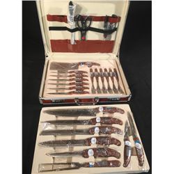 KOCHTOPFHAUS MULLER GERMAN MADE HAND CRAFTED KNIFE & FLATWARE SET