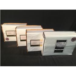 LOT OF 3 MONTEBELLO 100 THREAD COUNT EGYPTIAN COTTON QUEEN 4 PIECE SHEET SETS & 1 MONTEBELLO 820