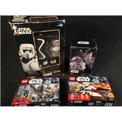 STAR WARS 1/7 SCALE SCOUT TROOPER, SMART R2-D2, LEGO VADER TRANSFORMATION 75183 & REPUBLIC FIGHTER