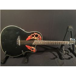 BLACK OVATION APPLAUSE ELECTRIC ACOUSTIC GUITAR