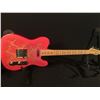 Image 1 : PINK FLORAL FENDER TELECASTER ELECTRIC GUITAR WITH CASE