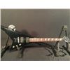 BLACK JACKSON V-2 STYLE ELECTRIC GUITAR WITH CASE