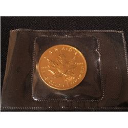 1/2 OZ CANADIAN MINT .9999 PURE FINE GOLD COIN