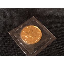 1/10 OZ CANADIAN MINT .9999 PURE FINE GOLD COIN