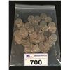 Image 1 : BAG OF APPROX 60 ASSORTED US DOLLAR COINS