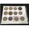 LOT OF 12 ASSORTED CANADIAN & US PRE 1967 DOLLAR COINS