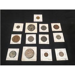 LOT OF ASSORTED CANADIAN & FOREIGN COLLECTOR COINS