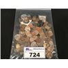 Image 1 : BAG OF ASSORTED CANADIAN & FOREIGN COINS