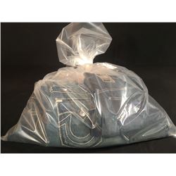BAG OF ASSORTED MENS DESIGNER JEANS