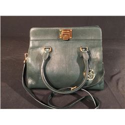 DARK GREEN MICHAEL KORS PURSE