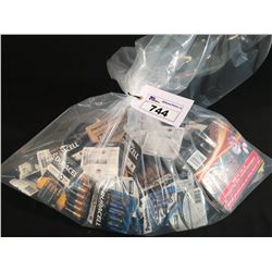 BAG OF ASSORTED BATTERIES