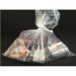 BAG OF ASSORTED BATTERIES, INVERTERS & MORE
