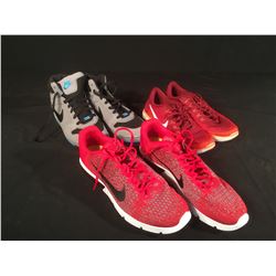 LOT OF ASSORTED NIKE RUNNING SHOES - MENS SIZE 11 & 13