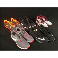 LOT OF ASSORTED NIKE RUNNING SHOES - MENS SIZE 9 - 11