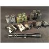 Image 1 : BAG OF ASSORTED BINOCULARS & SIMMONS 3-9X40 RIFLE SCOPE