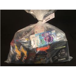 BAG OF ASSORTED RAZORS, ELECTRIC SHAVERS, GROOMING PRODUCTS & MORE