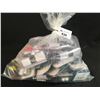 Image 1 : BAG OF ASSORTED DOOR KNOBS, SWITCHES, GARAGE DOOR HARDWARE & MORE