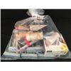 Image 1 : BAG OF ASSORTED KITCHEN & HOUSEHOLD PRODUCTS: FLATWARE SETS, KNIVES, MIXER, CANDLES & MORE